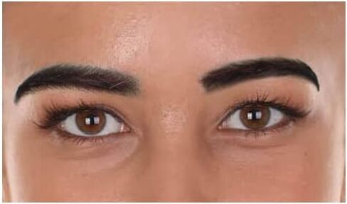 HPO Adult Unisex Fake Human Hair Self Adhesive Bushy Eyebrows | Novelty False Facial Hair in Saudi Arabia