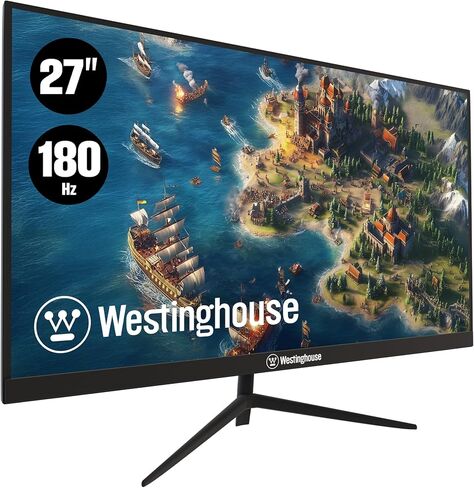 Westinghouse 22 Inch Computer Monitor, 100Hz, 1080p Full HD IPS Display, Adaptive Sync, Blue Light Protection, Home Office PC Monitor with Built in Speakers, HDMI, VGA, for Work & Productivity in Saudi Arabia