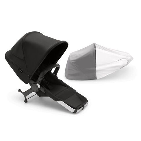 Bugaboo Donkey 5 Duo Extension Set Complete - Turn Your Mono Single Donkey to A Double Stroller - Black/Misty White in Saudi Arabia