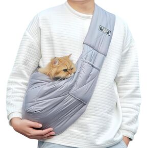 حبال القطط والكلاب، حامل الحيوانات الأليفة بدون استخدام اليدين للجراء، حبال الكلاب للكلاب الصغيرة للحيوانات الأليفة الصغيرة، مقاومة للرياح، دافئة ومريحة in Kuwait