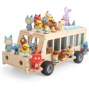 Shelf for Tonie Figures Characters Storage with 35Pcs Adhesive Metal Plate for Toniebox 2 and Tonie Box 1 in Saudi Arabia