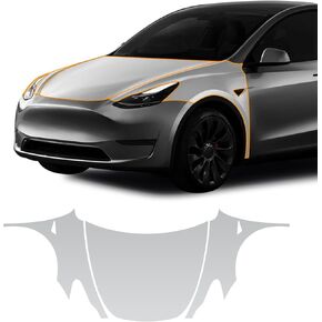 لـ Tesla Model Y 2020-2023 Fender PPF Precut Gloss Clear طلاء السيارات طبقة رقيقة واقية ذاتية الشفاء من مادة TPU HD واقي للخدش ملحقات خارجية in Kuwait