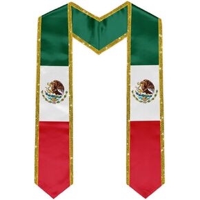 Graduation Stole with Gold Glitter Trim Class of 2026 Graduate Honor Sash 72-Inch for College & High School in Saudi Arabia