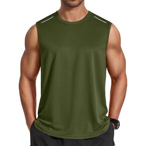 COOFANDY Men's Sleeveless Shirt Quick Dry Workout Tank Top Gym Muscle T Shirts Sport Athletic Tanks Moisture Wicking in Saudi Arabia