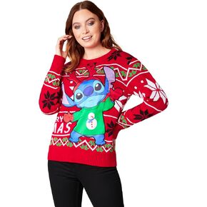 Disney Stitch Womens Christmas Sweater, Cozy Knitted Jumper - Gifts for Her in Kuwait