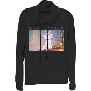 Disney Aristocats Lady Still Women's Cowl Neck Long Sleeve Knit Top in Saudi Arabia
