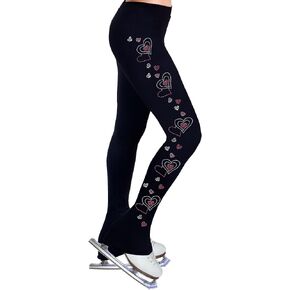 سروال تمارين التزلج على الجليد من NY2 SPORTSWEAR مع أحجار الراين R45 - مقاسات الأطفال in Saudi Arabia