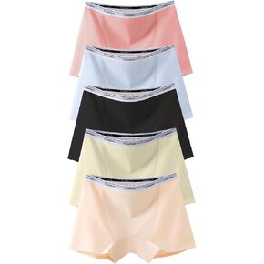 5pcs Incontinence Boxer Briefs for Women, Washable Reusable Cotton Underwear, Women's Boyshorts Underwear in Saudi Arabia