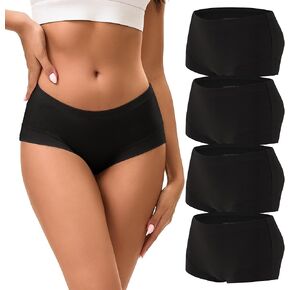 INNERSY الصبي السراويل الملابس الداخلية للنساء القطن الملاكم ملخصات تنفس الرطوبة فتل سراويل الأولاد 4-حزمة in Saudi Arabia
