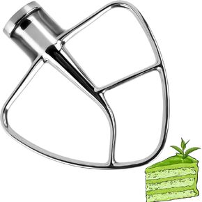 مرفق سوط ذو 6 أسلاك يناسب خلاط حامل برأس العنوان 4.5-5QT، K45WW ذو 6 أسلاك خلاط سوط، كريمة البيض، خفق الكعك والمايونيز، آمن للاستخدام في غسالة الأطباق من MIFLUS in Kuwait