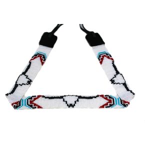 مجموعة قبعة رعاة البقر الجنوبية الغربية على الطراز الأمريكي الأصلي مطرزة بالخرز (أسود، 19/19.5) in Kuwait