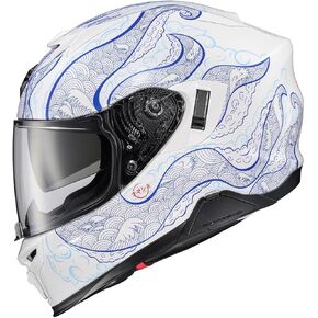 خوذة ScorpionEXO EXO-T520 Nama-Sushi (أبيض/حرباء - كبيرة) in Kuwait