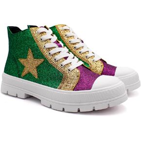 حذاء Laforst النسائي Mardi Gras Glitter Nonslip Sneaker ShinyComfort in Saudi Arabia