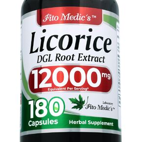 FITO MEDIC'S Lab | Licorice Root |180 Capsules |Licorice Root Extract | Ultra high Absorption. in Saudi Arabia