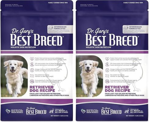 Best Breed Dr. Gary's Retriever Dog Recipe Made in USA [Natural Dry Dog Food] - 28lbs. in Kuwait