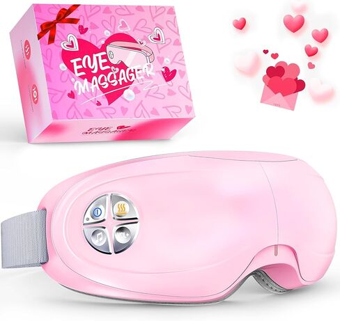 Lupow Eye Massager with Heat, Gift for Women & Men, Eye Mask with Music & White Noise for Migraine, Dry Eyes & Migraines Relief - Birthday, Christmas Gifts for Mom/Dad, Her/Him in Saudi Arabia