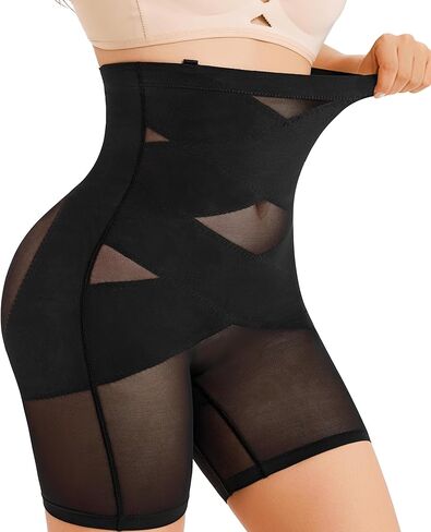 KUMAYES Tummy Control Shapewear for Women Faja Body Shaper High Waisted Underwear Panties Waist Trainer in Saudi Arabia