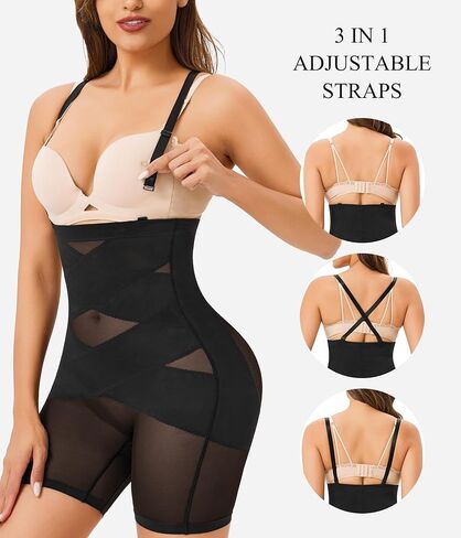 KUMAYES Tummy Control Shapewear for Women Faja Body Shaper High Waisted Underwear Panties Waist Trainer in Saudi Arabia