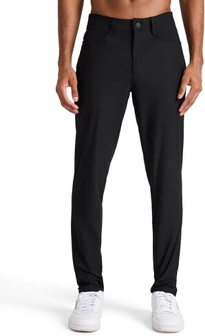 Reebok Mens 5-Pocket Voyager Oblong Pant, Tapered Slim Fit, Lightweight Poly Double-Knit Fabric in Saudi Arabia