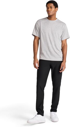 Reebok Mens 5-Pocket Voyager Oblong Pant, Tapered Slim Fit, Lightweight Poly Double-Knit Fabric in Saudi Arabia