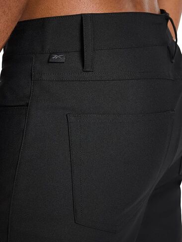 Reebok Mens 5-Pocket Voyager Oblong Pant, Tapered Slim Fit, Lightweight Poly Double-Knit Fabric in Saudi Arabia