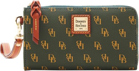 Dooney & Bourke Handbag, Denison Folded Zip Wristlet | Midnight Blue in Saudi Arabia
