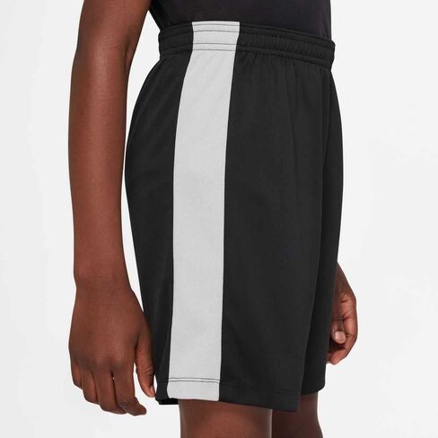 شورت كرة القدم Nike Dri-FIT Academy23 للأطفال (أسود/أبيض/أسود/أبيض، DX5476-010) مقاس متوسط in Kuwait