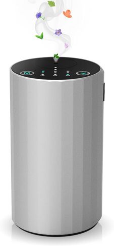 Waterless Essential Oil Diffuser Aromatherapy Scent Diffusers for Home Large Room, Bedroom, Car, Office, Desk, Battery Operated Mini Portable Air Freshener (Black) in Saudi Arabia