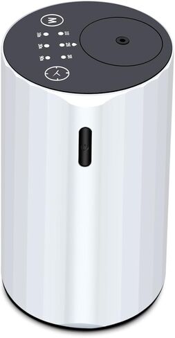 Waterless Essential Oil Diffuser Aromatherapy Scent Diffusers for Home Large Room, Bedroom, Car, Office, Desk, Battery Operated Mini Portable Air Freshener (Black) in Saudi Arabia