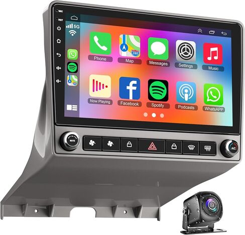 Car Radio for Chevrolet Colorado & GMC Canyon 2015-2019 Head Unit, 9" Car Radio 4+64GB Wireless Carplay&Android Auto with Android 13 with Bluetooth/Voice Control/GPS/WiFi/Back-up Camera/SWC/FM in Kuwait