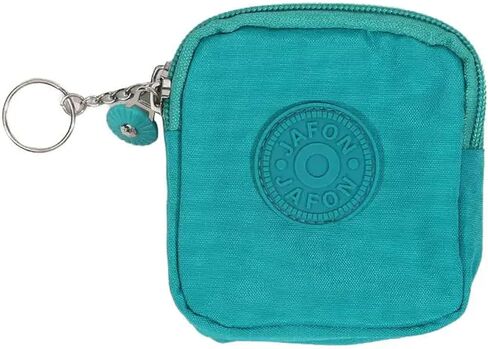 Wear-resistant Wallet Money Bag for Child Canvas Money Coin Purse Durable Waterproof with Key Ring Credit Card Holder Green in Saudi Arabia