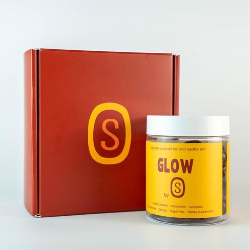 علكات التسمير مع أستازانتين وبيتا كاروتين وفيتامين ج وفيتامين هـ - دعم طبيعي للبشرة، تركيبة خالية من السكر، نباتية، غير معدلة وراثيًا، 60 علكة لبشرة صحية متألقة in Kuwait