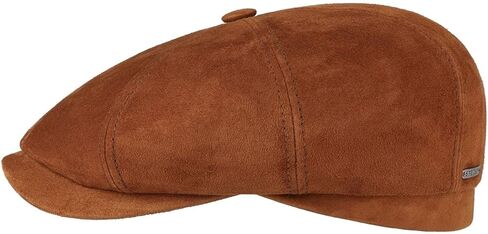 Stetson Hatteras Goat Suede Flat Cap Men | Made in Germany in Saudi Arabia