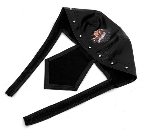 Biker Hip-Hop Bandana Doo Do Rag Headwrap American Indian Chief Head Rivet Cap Mens in Kuwait