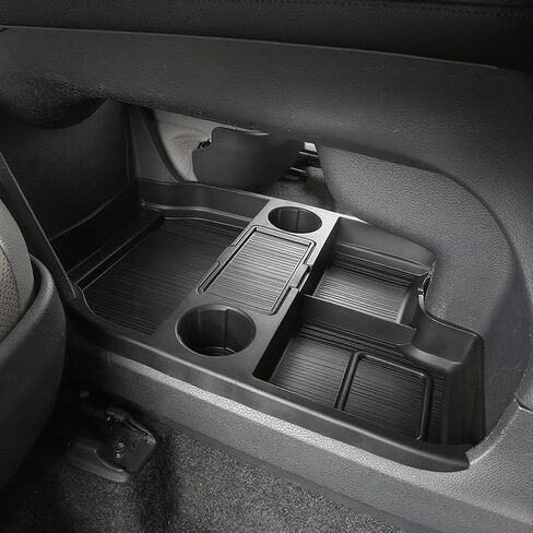 JYCDC for Toyota Sienna 2021-2024 Accessories in-car Trash can Second Row Cup Holder Design Trash can Modification Waterproof Utility Box car Upgrade(Black) in Kuwait