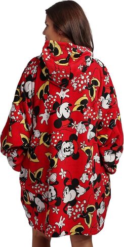 Bioworld Minnie Mouse Classic Adult Long Sleeve Sherpa-Lined Hooded Blanket in Saudi Arabia