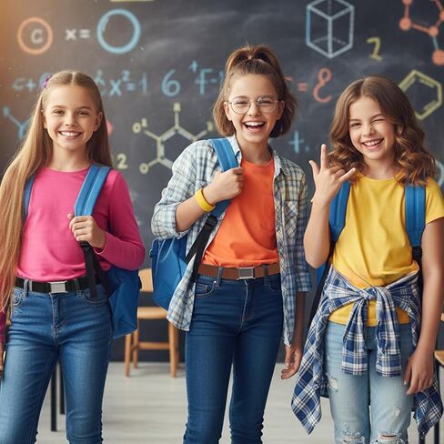 4 قطع حزام مطاطي قابل للتعديل للأطفال، حزام مطاطي للأولاد والبنات مع إبزيم سهل للجينز الموحد للمدرسة in Kuwait