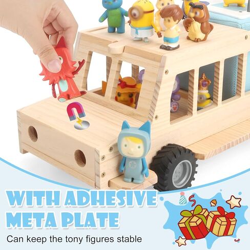 Shelf for Tonie Figures Characters Storage with 35Pcs Adhesive Metal Plate for Toniebox 2 and Tonie Box 1 in Saudi Arabia