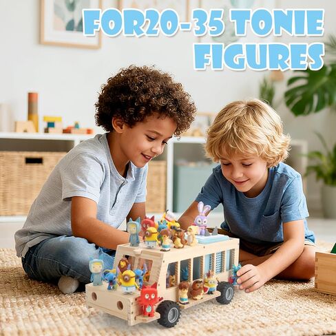 Shelf for Tonie Figures Characters Storage with 35Pcs Adhesive Metal Plate for Toniebox 2 and Tonie Box 1 in Saudi Arabia