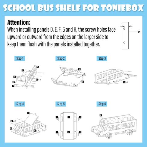 Shelf for Tonie Figures Characters Storage with 35Pcs Adhesive Metal Plate for Toniebox 2 and Tonie Box 1 in Saudi Arabia