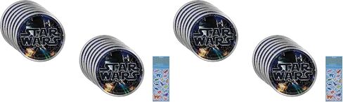 فريدة من نوعها Star Wars Classic Party Supplies Pack تشمل 16 لوحة ورق الغداء وملصقات ملصقات ديناصور واحدة in Saudi Arabia