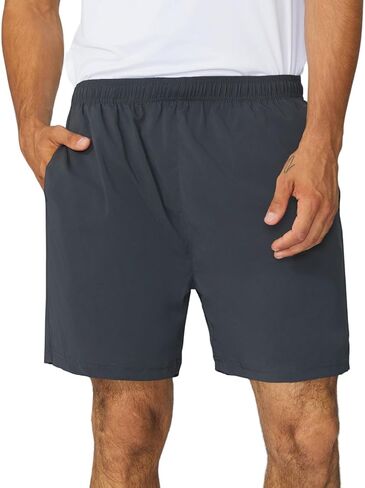 SPEXIAL Men's 5" Running Shorts with Liner Athletic Shorts with Zipper Pockets Quick Dry Workout Gym Shorts in Saudi Arabia