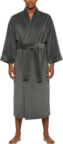 Alexander Del Rossa Men’s Plush Fleece Robe – Warm, Cozy, Winter Lounge Robe with Pockets in Kuwait