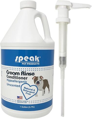 Dog Natural Cream Rinse Conditioner, Tea Tree, 1 Gallon in Saudi Arabia
