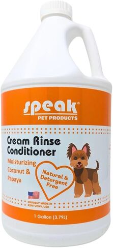 Dog Natural Cream Rinse Conditioner, Tea Tree, 1 Gallon in Saudi Arabia