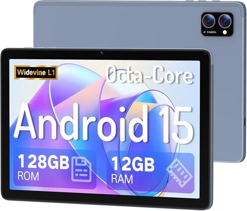 تابلت JUNYANG مقاس 10.1 بوصة يعمل بنظام Android 13، 2024 جهاز لوحي خلوي مع فتحة لبطاقة SIM، جهاز لوحي 4G LTE وهاتف (يجري المكالمات) 6 جيجابايت + 64 جيجابايت، يدعم توسيع 1 تيرابايت، جهاز لوحي مع حافظة، تابلت واي فاي 5G in Kuwait