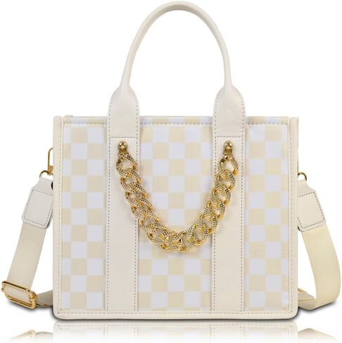 Smll حقيبة كروس متقلب حقائب يد متقلب أبيض وأسود محفظة عادية حمل حقائب اليد للسفر العمل in Kuwait