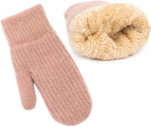 Winter-Gloves Warm-Knitted-Mittens for Women Men - Winter Stretchy Knit Gloves Soft Elastic Mittens for Cold Weather in Kuwait