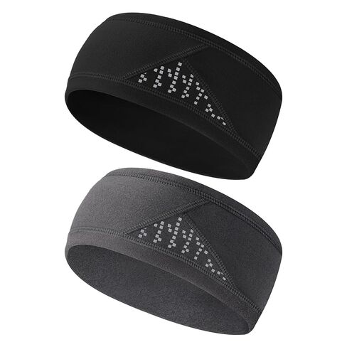 Winter Headband for Men Women Fleece Ear Warmers for Cold Weather Reflective Ear Muffs for Running, Cycling, Skiing in Saudi Arabia