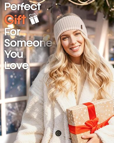 FURTALK Winter Headbands for Women Thick Ear Muffs Fleece Lined Cozy Ear Warmers in Saudi Arabia